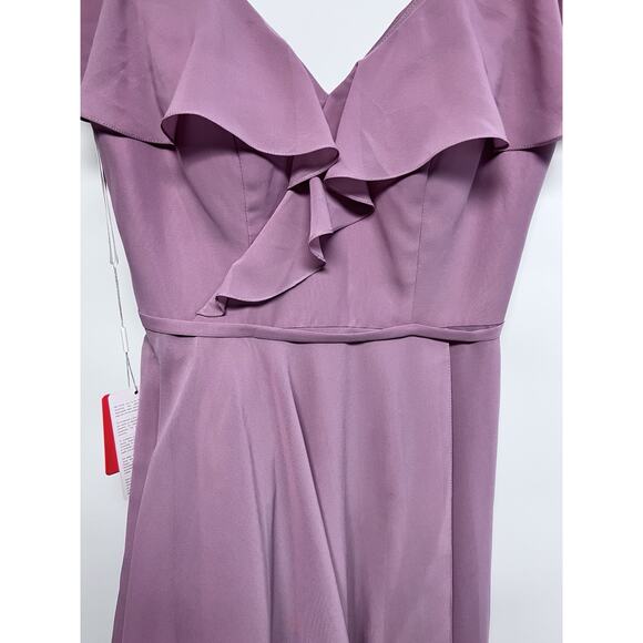 JJ’s House Vintage Mauve Chiffon Dress Sz 10 Mother Of The Bride Bridesmaid NWT - Picture 13 of 13